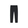 Anta Running Series Solid Color Logo Mid-Waist Drawstring Straight Casual Long Pants Women Bottoms Basic-Black 162215504-1
