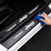 Для Jeep 5 шт. Наклейки на двери автомобиля Накладки на пороги Защита от царапин Аксессуары для Jeep Grand Cherokee Wrangler JK Gladiator Compas