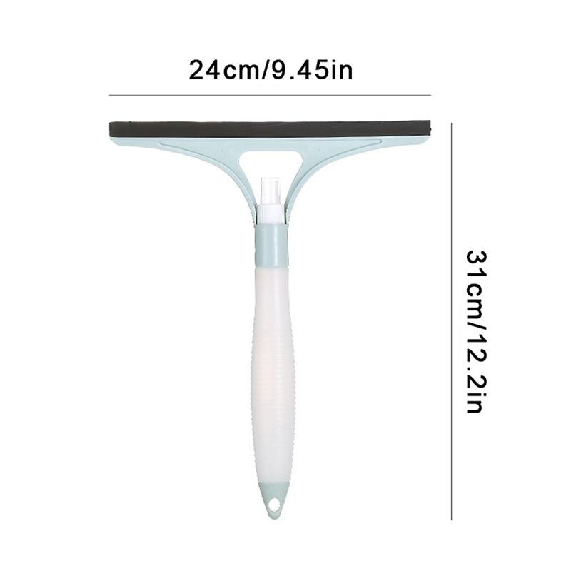 Многофункциональный стеклоочиститель с распылительной насадкой и нескользящей ручкой, многоразовый скребок для мытья окон, пола, двери, стены