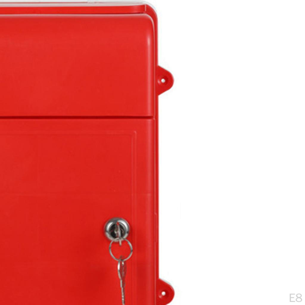 Современный настенный почтовый ящик с усовершенствованной функцией блокировки