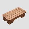 1Pc Home Office Wood Stool Toilet Low Footstool Children Living Room Bathroom Footrest Non-slip