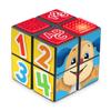 Fisher-Price Wanwan Bilingual Educational Cube [Baby Toy] [3D Rotating Puzzle, Educational Toy, Numbers, English, Foreign Language] [Ages 9 Months