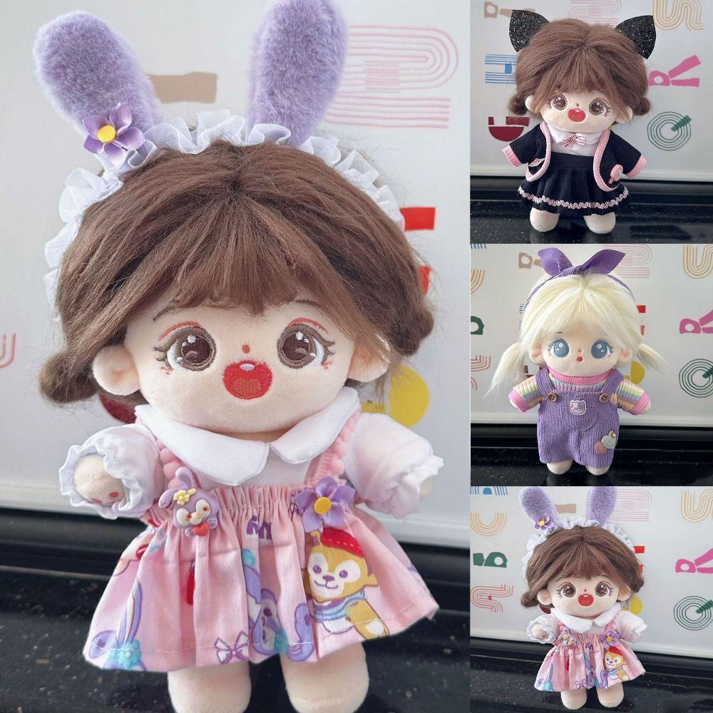 Cute Princess Dress Plush Dolls Clothes 20cm Cotton Doll/EXO Idol Dolls