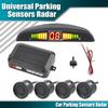 Автомобильная светодиодная система парковочных радар-сенсоров Задняя подсветка Парктроник Цифровой дисплей Монитор Комплект Детектор заднего хода Помощник 4 Сенсора