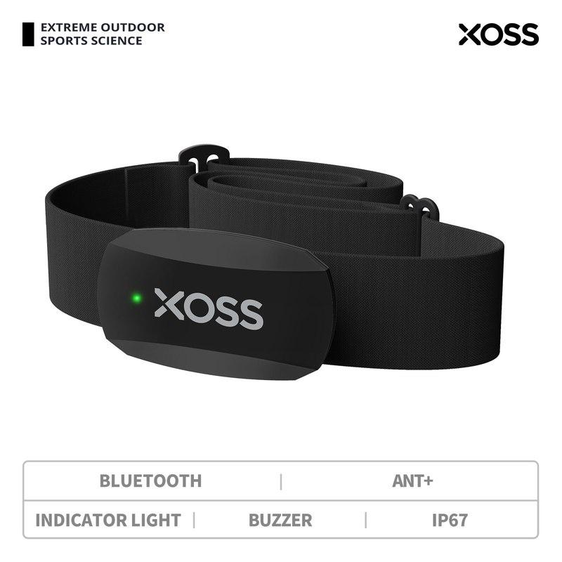 XOSS X2 Нагрудный ремень Монитор сердечного ритма для езды на велосипеде, бега, пеших прогулок, Bluetooth ANT+ Беспроводной датчик здоровья и фитнеса для умного велосипеда