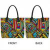  Bohemian Colorful Print Tote Bag Large Capacity Shoulder Bag for Daily Use