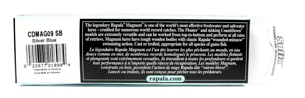 Rapala Countdown Magnum Minnow 18см 70г Хром CH CD18MAG Воблер