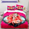 3pcs Karol G pattern bedding set duvet cover set includes duvet cover &pillowcases, perfect all season bedroom decoration & gift
