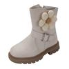 Girls' Fashion Boots Korean Edition Autumn New Collection Children's British Style Short Boots Girls' Soft Soled Western Style Leather Boots Trend
