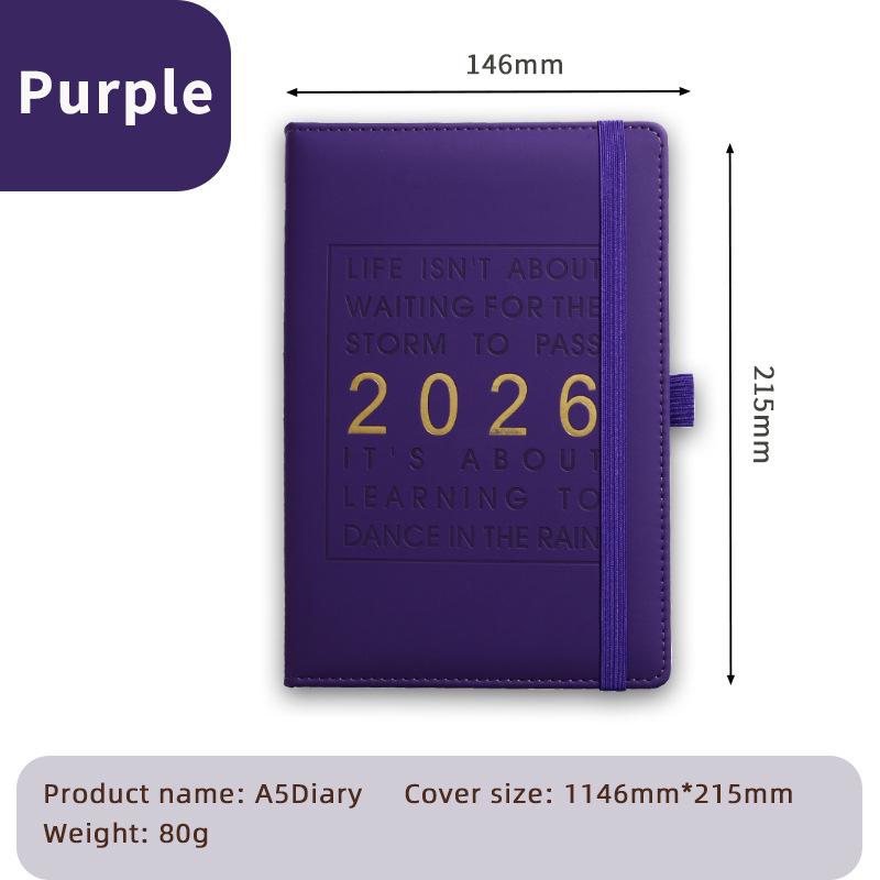 2026 English-Spanish Cross-Border Daily Planner & Self-Discipline Notebook
