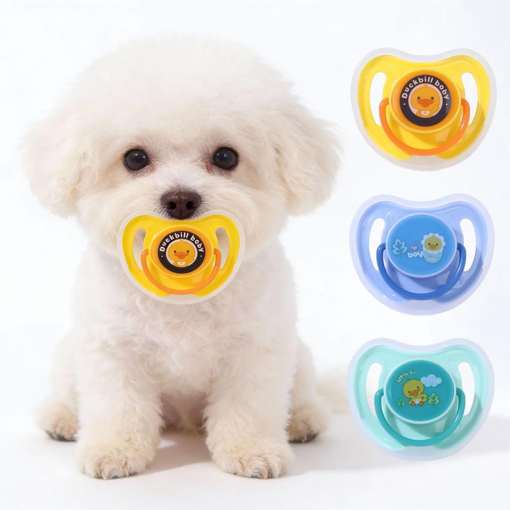 Special pacifier toy for Bichon and Pomeranian, teeth-cleaning and soothing product for puppies, weaning and teething supplies for small puppies