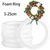 1Pcs Round DIY Handmade Wreath Polystyrene Wedding Party Decorations New Foam Ring