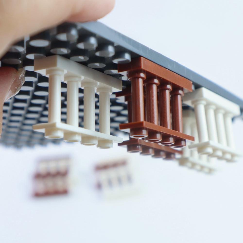 20 шт. DIY Забор Перила Совместимые Модели Строительные Блоки Аксессуары Базовые Компоненты для Дома Сада Подарок Игрушечные Детали Совместимые