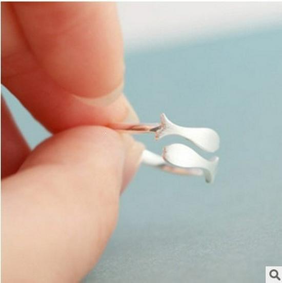 Korean Cute Cat Open Women's Ring