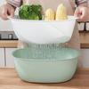 Корзина-сито из полипропилена для пищевых продуктов для удобного мытья риса и фруктов, мытья овощей, мытья риса