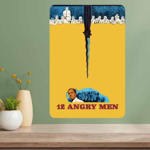 Angry Men Classic Movie Metal Poster Sign