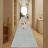 VOTUDX Hallway 4mm Reduces Leg and Back Compatible with Underfloor Noise Fall Mat Carpet, Approx. 30060cm, Soundproof, Non-Slip, Washable, Thick,