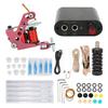 Tattoo Kit Professional Complete Tattoo Machine Kit with Tattoo Needle Power Supply for Beginner