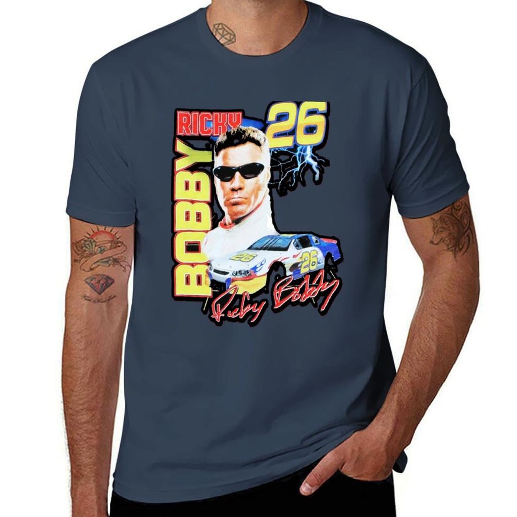Ricky Bobby Vintage Racing Tshirt Antiwrinkle Short Sleeve Tshirt