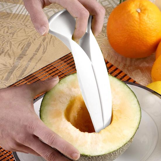 Инструмент для нарезки дыни кубиками Быстрая нарезка фруктов для мускусной дыни Легко моется Можно мыть в посудомоечной машине Кухонный гаджет для дынь и летних закусок