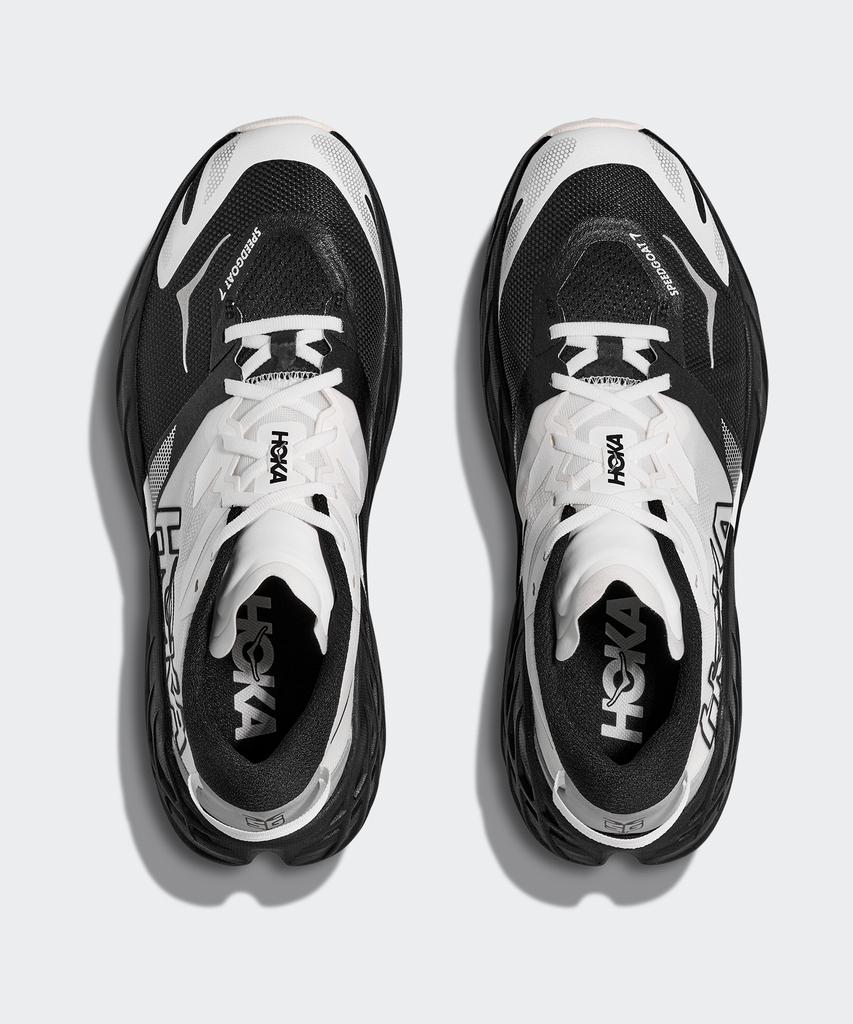 Hoka (MenS) Speed Goat 7 Wide - Black:White / 1171930-Bwht