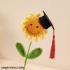 Graduation Bouquet Crochet Flower Bouquet Graduation Flower Gifts Party Favors Gifts Mother's Day Teacher's Day Graduation Gifts