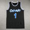 Mens Womens Retro NBA Orlando Magic Penny Hardaway 1 Blue Basketball Jersey Embroidered Mesh Sportswear