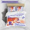 3pcs Custom Name Billie Eilish Bedding Set Duvet Cover Closure Includes 1 Duvet Cover & 2 Pillowcases for All Seasons Bedroom Decor