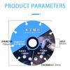 105/110 мм отрезной диск по дереву и металлу, отрезной круг, электроинструмент, алмазный диск для деревообработки, дисковая пила, угловая шлифовальная машина