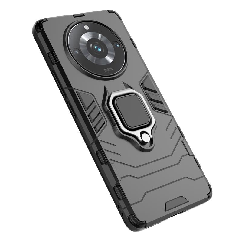 Чехол для Realme 11 Pro Plus, противоударные чехлы для телефонов Realme 11 11Pro + 5G, магнитное кольцо-держатель, подставка, защитная задняя крышка