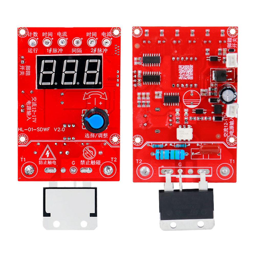 100A Adjustable Pulse Controller Digital Display Welding Machine Board Precision Welder Controller Board for Battery Repair Tool