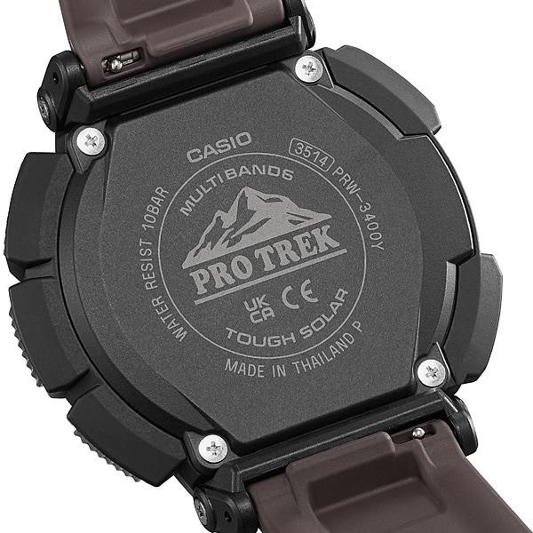 Casio Мужские часы PRO TREK PRW-3400Y-5JF [серия PROTREK Climber Line PRW-3400] круглые цифровые