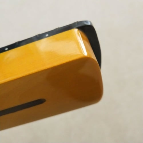 22-fret 25.5-inch Maple Guitar Neck with Ebony Fingerboard and Dot Inlay Replacement