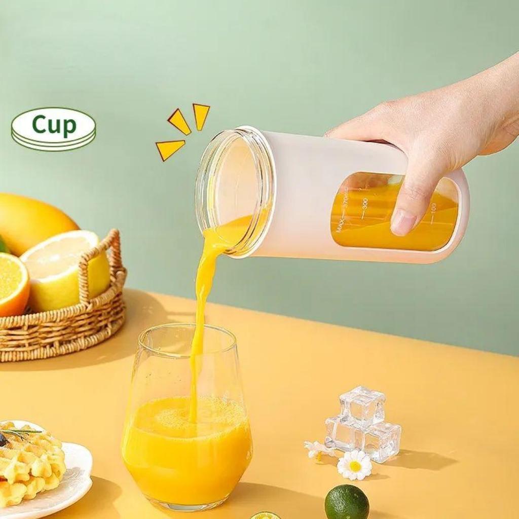 Multifunction Juicer Machine 370ml Portable Blender Cup Smoothies Mixer USB Charging Electric Juicer