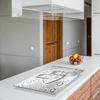 GLASS PROTECTIVE PLATE FOR STOVE 90x52 ICE