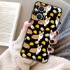 Cartoon Corgi Case For OPPO Reno 11F 11 12 13 F 8T 7 8 10 Pro OPPO Find X8 X6 Pro X3 X5 Lite Cover Fundas