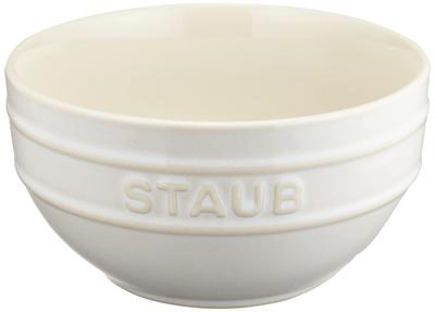 Staub Керамическая миска цвета слоновой кости, подходит для микроволновой печи, японские винтажные цвета "Миска 14 см" [Авторизованный продукт] 40511-861