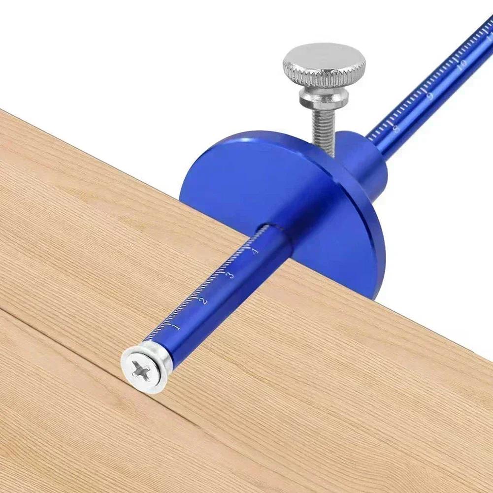Double Headed Aluminum Alloy Scriber for Wood Marking with Precise Lines and Ergonomic Grip for Woodworking Projects