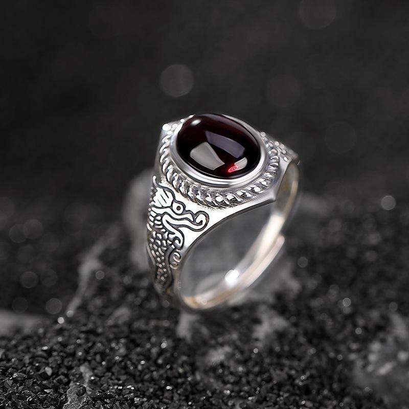 Кольцо из стерлингового серебра S925 Blood Aber Twist Egg Noodle