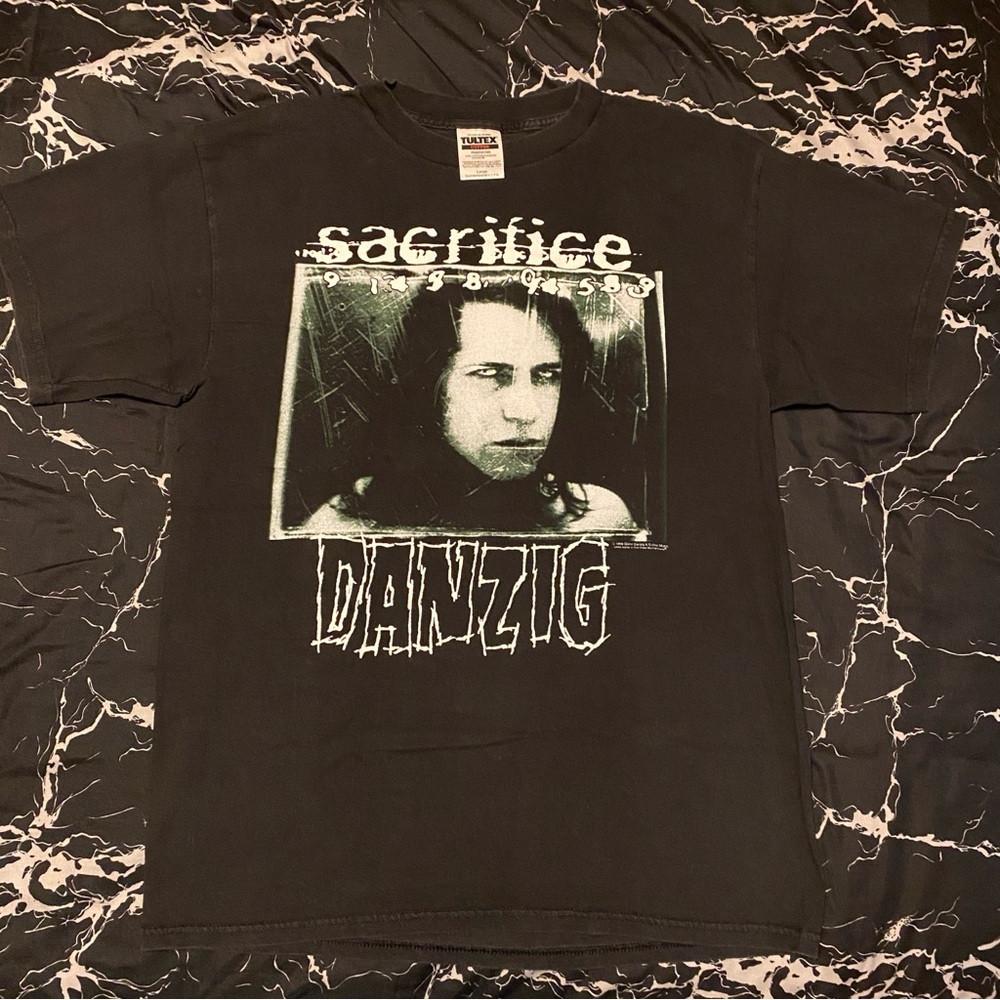 Vintage 1999 Danzig Blackacidevil Sacrifice T-Shirt Rare Metal Band Tee S-5XL