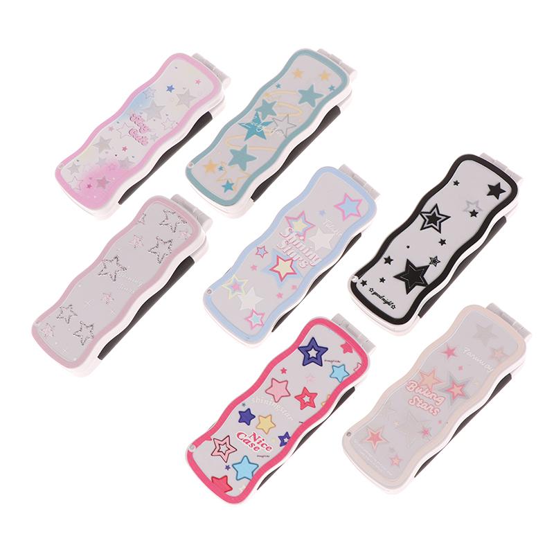 Мини-щетка для волос, складная массажная расческа, массаж головы, антистатическая портативная дорожная щетка для волос, расчески для волос для девочек с зеркалом