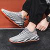 Новые весенние кроссовки, мужские кроссовки с лезвием на подошве, летающая тканая и дышащая повседневная обувь, мужская обувь