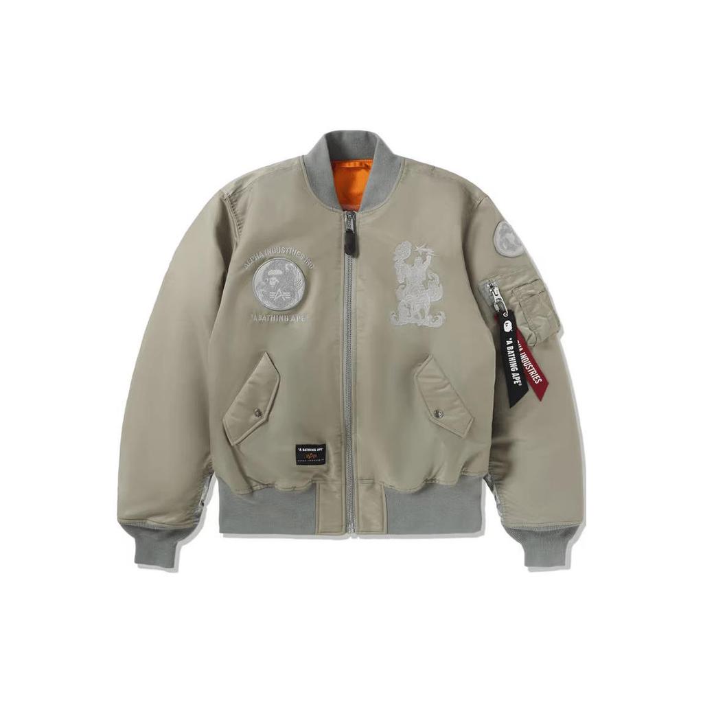 A Bathing Ape X Alpha Industries Куртки и пальто Осень/Зима 23 Унисекс 1J73-141-907