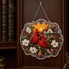 Modern Decorative Pendant Highland Cow Diamond Art Hanging Ornament, Sunflowers Decor, Creative Fine Workmanship Aesthetic Ornament for Home