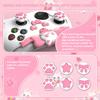 Силиконовый чехол PlayVital Sweetheart Kitty, совместимый с Xbox Series, включает в себя упор для большого пальца и симпатичный чехол для захвата X/S, наклейки, дизайн,