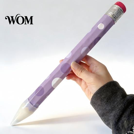 Large Writable Pencil Giant Pencil, Extra with Colorful for Kids Pattern Printed, Oversized School Office Supplies Exquisite