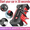 1600A Peak Car Jump Starter for 4.0L Gas/2.0L Diesel Engines - with Safety Hammer Function Dual USB Compatible with QC3.0 Fast Charging