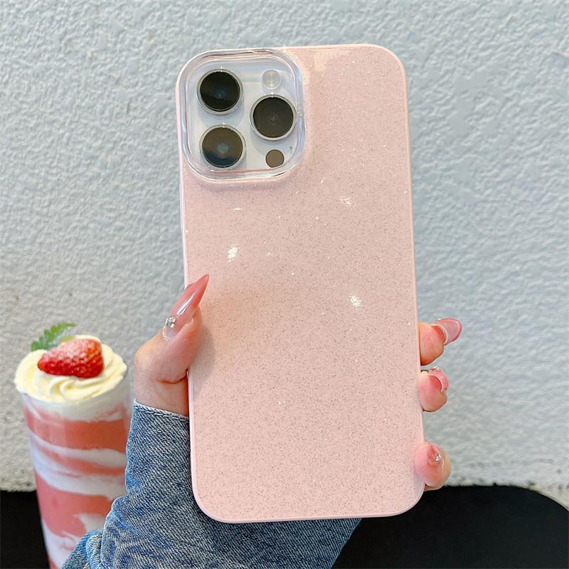 IMD Luxury Glitter Bling Color Jelly Phone Case For iPhone 16e 16 15 14 13 Pro Max Soft Cover