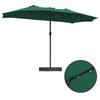 Garden Sun Umbrella Green 385 x 209 x 244 cm Polyester