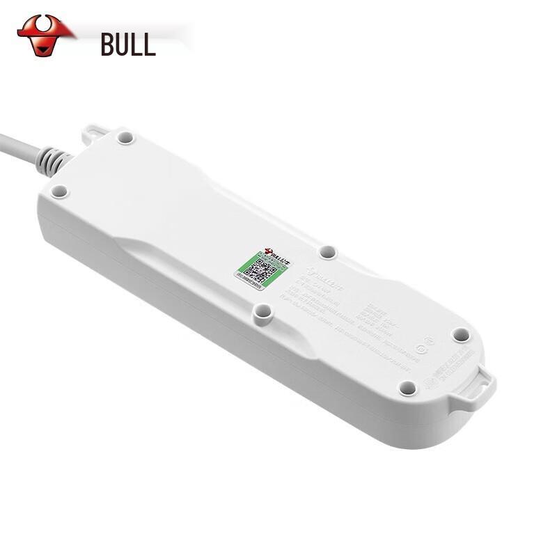 BULL 4-Gang Power Strip with Master Switch, 4m